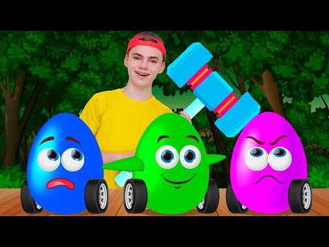 Surprise Eggs Kids Songs | Nick and Poli | Nursery Rhymes