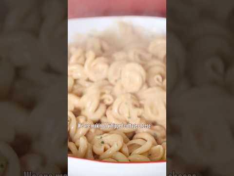 Whipped Cottage Cheese Tomato Basil Pasta