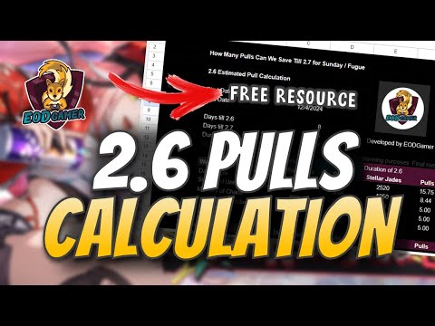 How Many Pulls Can We Save Till 2.7 Sunday / Fugue (2.6 Stellar Jade Calculation Honkai Star Rail)