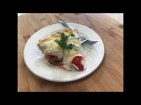 Summertime tomato pie