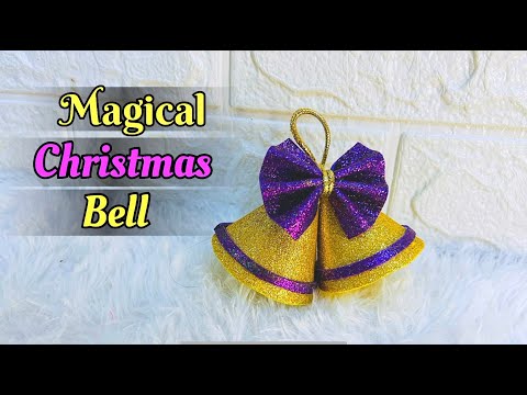 Make Your Own magical  Christmas 😍 Bell 🔔 this year | DIY Christmas bell Making