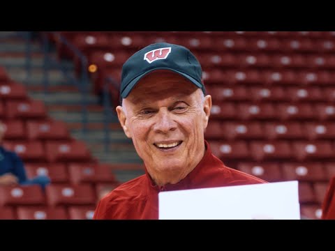 Wisconsin Basketball || Bo Ryan Banner Surprise