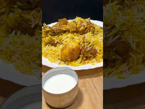 Kolkata Chicken Biryani Asmr #shorts #food #biryani #chicken #asmrkitchenfood #streetfood #recipe