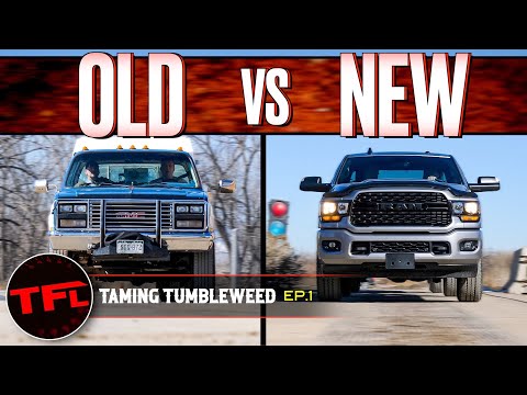 Old vs. New Cummins Trucks - Can An Old Diesel Tow As Much As A New One? | Taming Tumbleweed Ep. 1