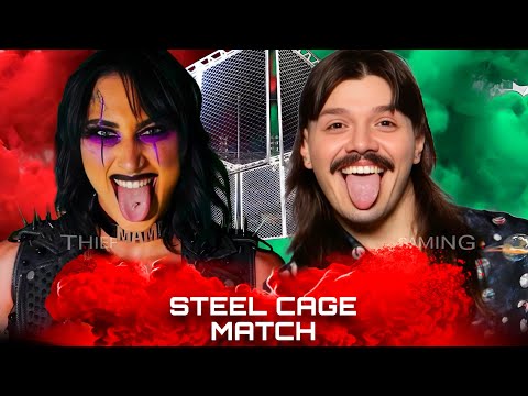 WWE 2K24 • Steel Cage match - Rhea Ripley VS Dominik Mysterio | WWE