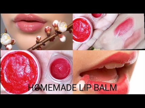 Easy homemade lip and cheek balm for soft,pink lips | cure chapped & dry lips naturally at home...