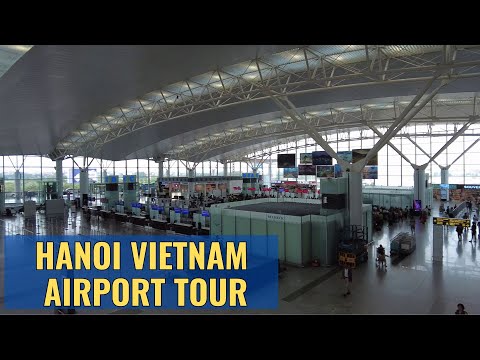 Hanoi Vietnam Nội Bài International Airport (HAN) Terminal Walk September 2023