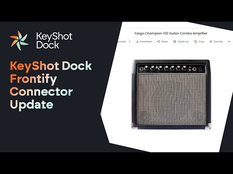 KeyShot Dock - Frontify Connector Update