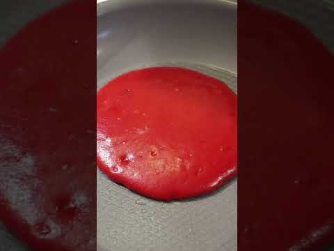 Red Velvet Cake Mix Pancakes