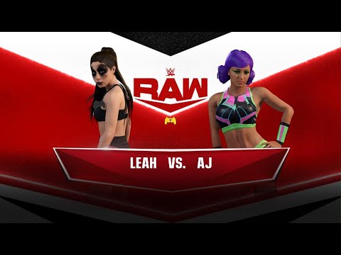 AWA wrestling returns to WWE 2K22: Leah vs AJ