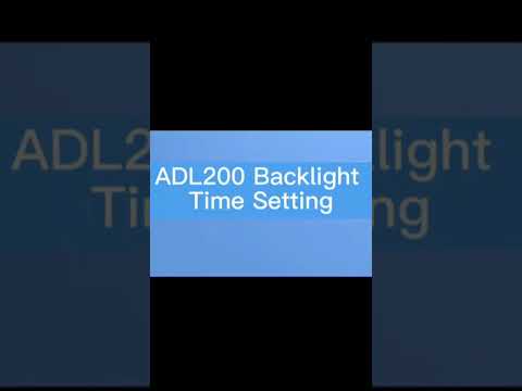 Acrel Electric | Backlight Time Setting of Single Phase Energy Meter ADL200