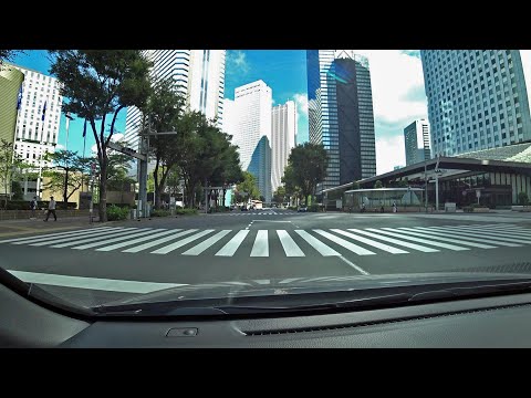 【N-WGN車載】新宿周辺ドライブ 堤通IC～歌舞伎町周辺～都庁周辺