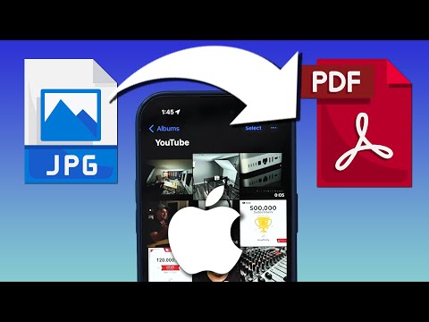 How To Convert Image To PDF on iPhone