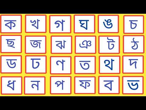 বাংলা ব্যঞ্জনবর্ণ ক খ গ ঘ | ব্যঞ্জনবর্ণ ক খ | bangla banjonborno | ক থেকে চন্দ্রবিন্দু | কখগঘঙ