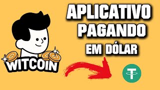 WITCOIN - COMO SACAR + PROVA DE PAGAMENTO (APP MINERAÇÃO DE DOLAR)