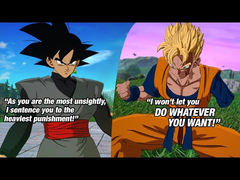 Dragon Ball Sparking Zero Goku Black / SSJ Rose All Unique Intros Outros Character Interactions