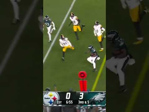 NASTY SPIN MOVE from Kenny Gainwell for 10-yards and a first down 🦅🔥 Eagles vs Steelers Highlights