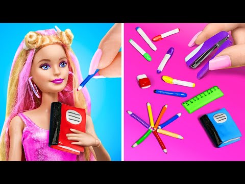 WOW! Doll is Going to School! Tiny School Supplies & Easy Crafts by Imagine PlayWorld