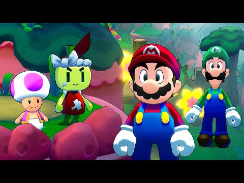 Mario & Luigi Brothership - 100% Walkthrough Part 4: Raynforest Island