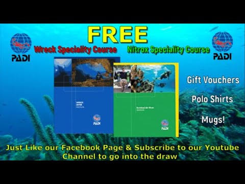 FREE Scuba Course, Enter while there is still time - Subscribe to go into the Draw