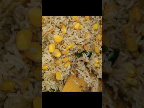 fibre rich corn fried rice🤤😋 || #ytshortsindia #shortsfeed #pspk #trending #viralfood #telugu #music