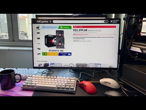 Comprei a RTX 2070 do Aliexpress e Monitor Barato ASUS 165hz - Novidades em breve