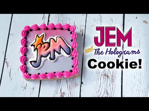 JEM & the Holograms Cookie | Renee Conner