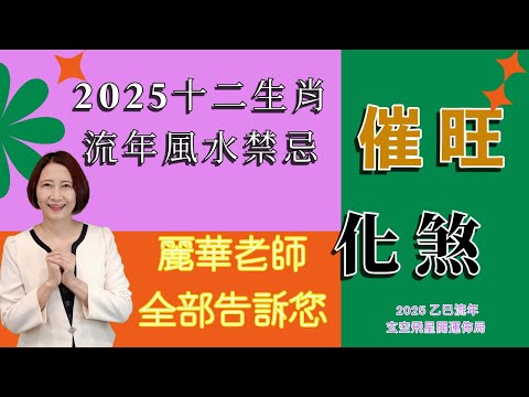 #2025十二生肖流年風水禁忌 #2025流年風水化煞和催旺大法 #2025流年九宮飛星好方位 #2025玄空飛星 #2025流年風水佈局 #2025招財風水 #2025乙巳年居家和辦公室風水佈局