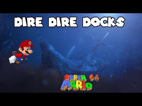 Super Mario 64 - Dire Dire Docks Theme Song (HD)