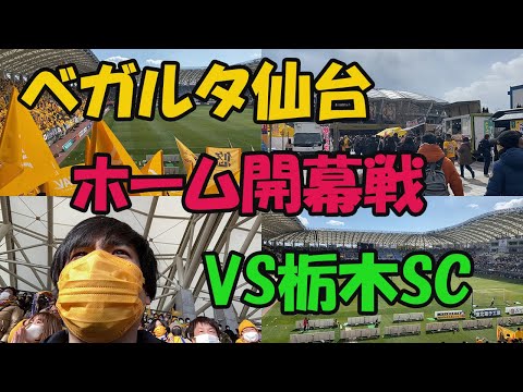 ベガルタ仙台ホーム開幕戦に行きました【VS栃木SC　声出し応援解禁！】