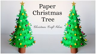 How To Make Paper Christmas Tree ? Paper Craft Ideas for Christmas Decorations