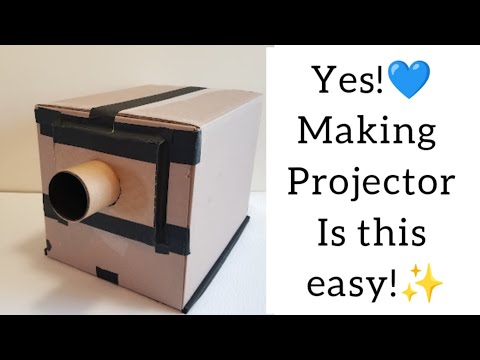 How to make projector at home | Projector DIY | cardboard projector | @beinglittlecrazy7803 #viral