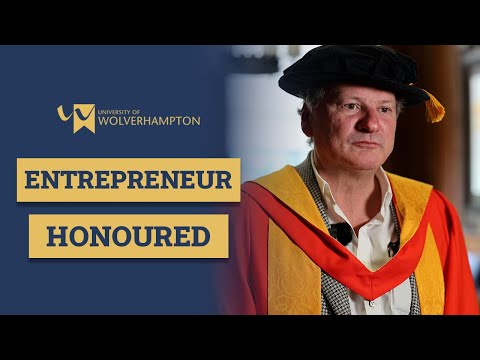 Local entrepreneur recognised for generous charitable support | #WLVGrad