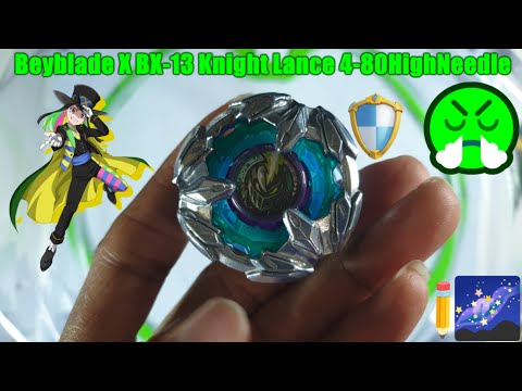 Beyblade X BX-13 Knight Lance 4-80HighNeedle