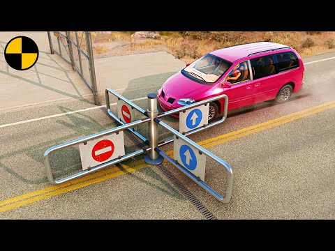 Cars vs Turnstile 😱 BeamNG.Drive