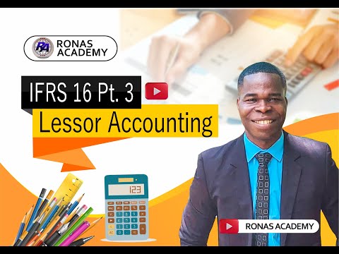 IFRS 16: Leases Pt 3.  |Lessor Accounting|                    #acca #icag #cib #ifrs