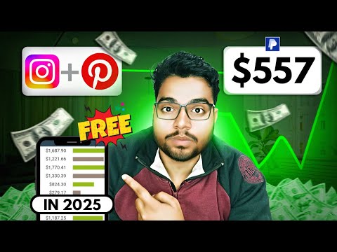 $557 Using Instagram + Pinterest! Affiliate Marketing Free Method (2025)