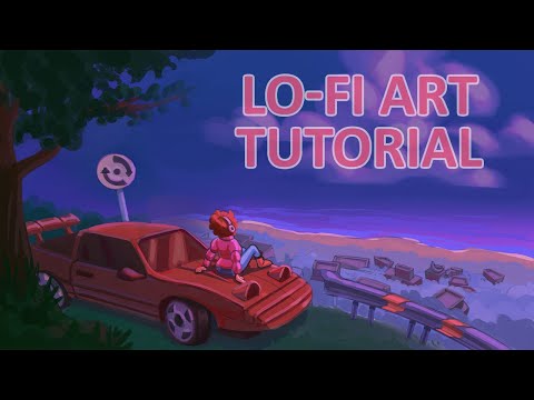 Painting Lo-Fi Cover Tutorial 🎧