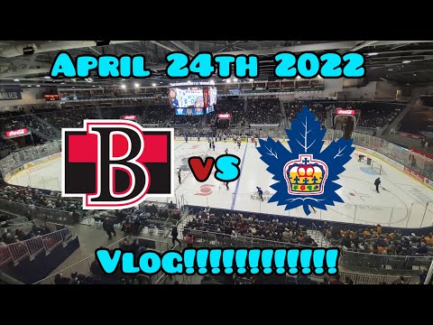 PREMIERE: FIRST AHL GAME!!!!! @ Bellville Senators Vs Toronto Marlies April 24th 2022 VLOG!!!!!!!