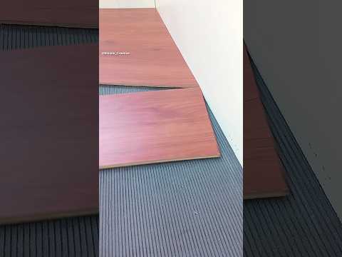 Tips and tricks for cutting laminate flooring to size. Easy way to get the perfect angle #shrots