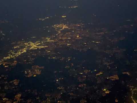 Seeing City lights while flying / owl city