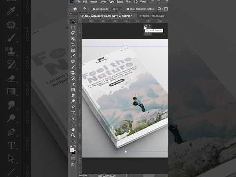 How to make book mockup in #photoshop #shorts #shortsfeed #shortsvideo #adobephotoshope #adobe