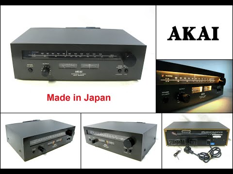 AKAI AT-2200 Black Stereo Tuner (Made in Japan)