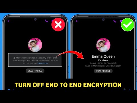 How to Turn Off End to End Encryption in Messenger 2024 | Remove End to End Encryption on Messenger