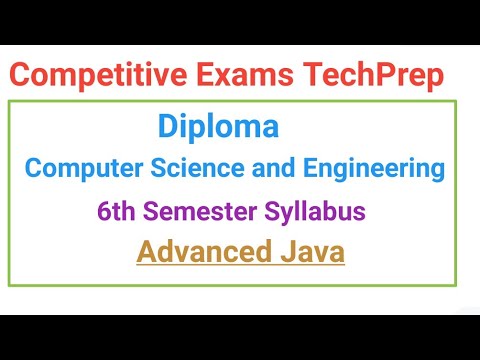 Syllabus of Advanced Java of Diploma CSE 6th Semester