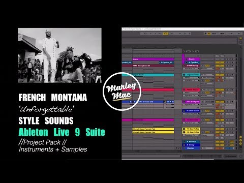 Dancehall Fusion Beat - French Montana 'Unforgettable' Style Ableton Live Project