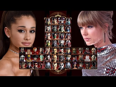 Mortal Kombat 9 - ARIANA GRANDE & TAYLOR SWIFT - Expert Tag Ladder - Gameplay @(1080p) - 60ᶠᵖˢ ✔