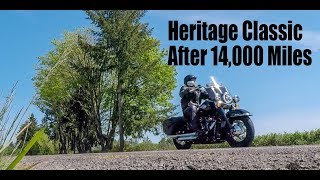 My 2018 Harley Heritage Softail Classic 14,000 Mile Review