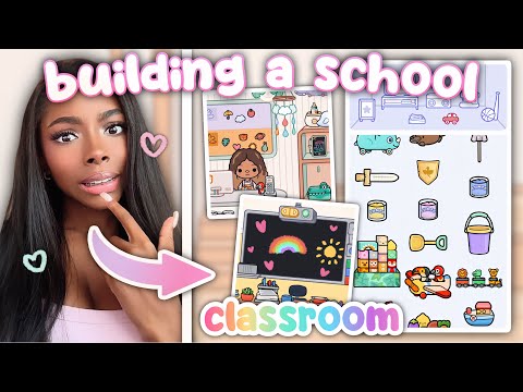 BUILDING A DAYCARE/SCHOOL WITH THE NEW UPDATE | VOICED 📢 | TOCA LIFE WORLD