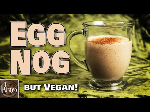 Super Easy Vegan Egg Nog?  WFPB without Cashews!